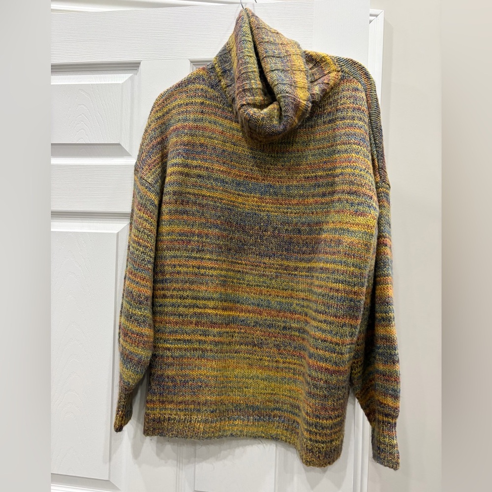 Cleo Multicolor Cowl Neck Sweater